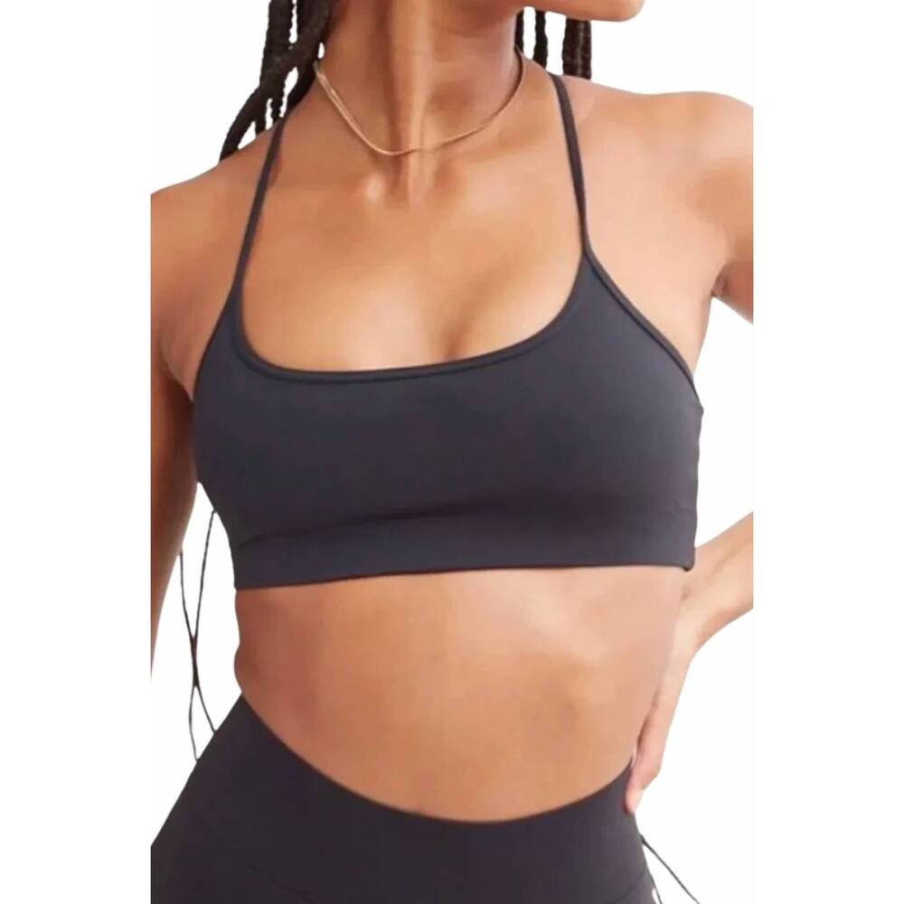 NEW BANDIER chorus bra in black shine